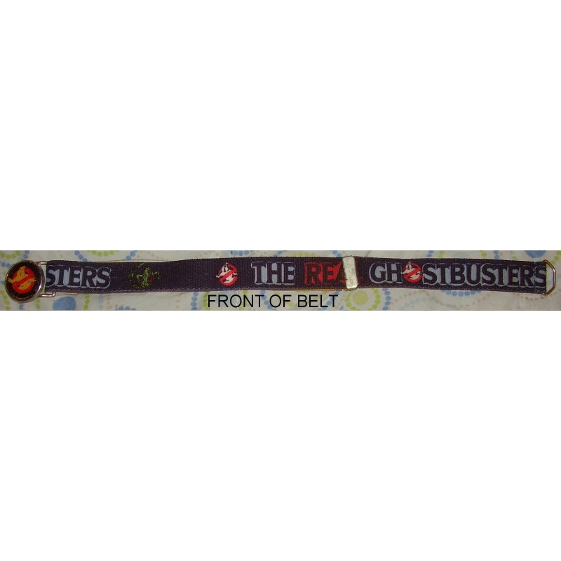 Vintage The Real Ghostbusters Childrens Kids Size Stretchy Elastic Belt Lee NYC