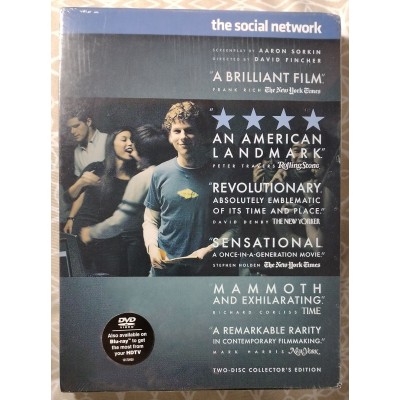 The Social Network DVD (With Slipcase) (BRAND NEW, SEALED)