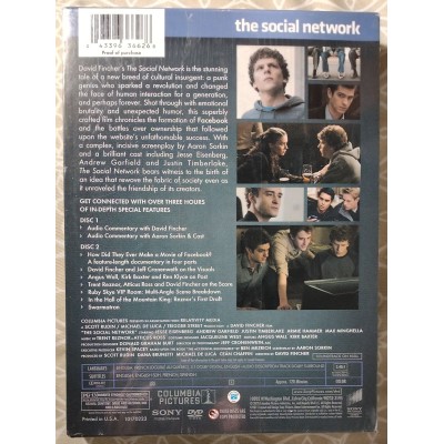 The Social Network DVD (With Slipcase) (BRAND NEW, SEALED)