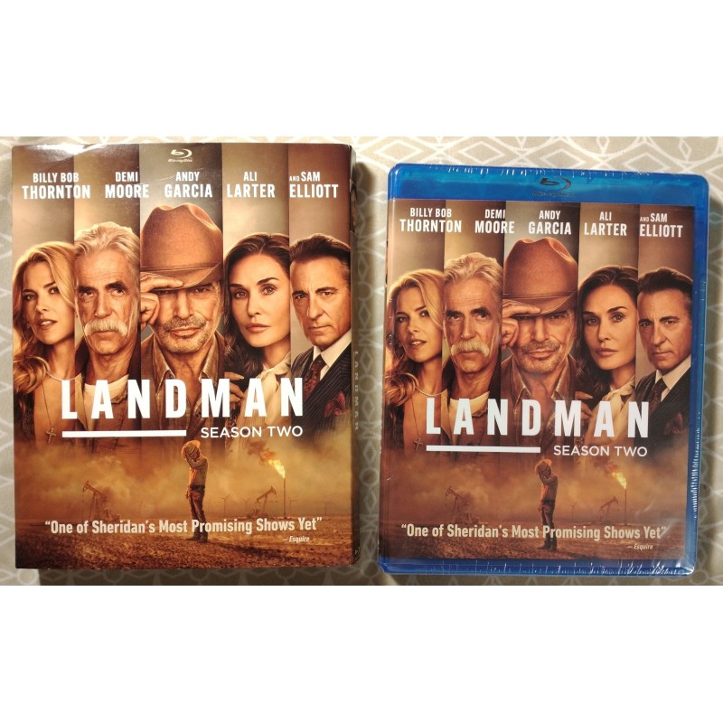 Landman: Season 2 Blu-ray (With Slipcover) (BRAND NEW, SEALED)