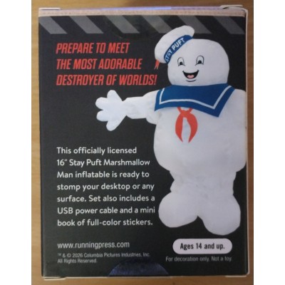 Ghostbusters: Desktop Inflatable Stay Puft Marshmallow Man (BRAND NEW, SEALED)