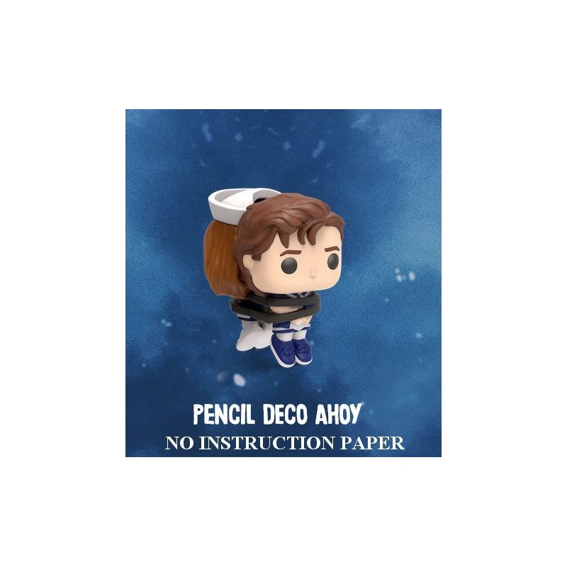 Kinder Joy Stranger Things Funko Mini-Figure: 21. Pencil Deco Ahoy (NO INSTRUCTION SHEET)