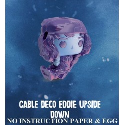 Kinder Joy Stranger Things Funko Mini-Figure: 19. Cable Deco Eddie Upside Down (NO INSTRUCTION SHEET & EGG)