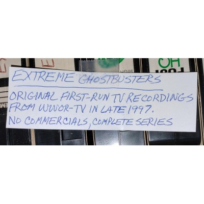 Extreme Ghostbusters: The Complete Series - Original First-Run TV Broadcast Recordings (8 VHS Tapes)