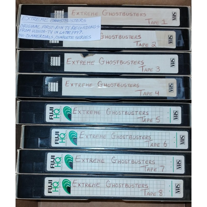 Extreme Ghostbusters: The Complete Series - Original First-Run TV Broadcast Recordings (8 VHS Tapes)