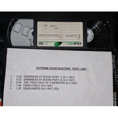 Extreme Ghostbusters: The Complete Series - Original First-Run TV Broadcast Recordings (8 VHS Tapes)