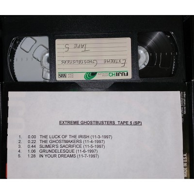 Extreme Ghostbusters: The Complete Series - Original First-Run TV Broadcast Recordings (8 VHS Tapes)