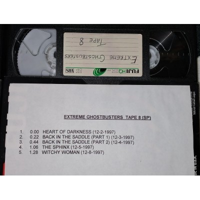 Extreme Ghostbusters: The Complete Series - Original First-Run TV Broadcast Recordings (8 VHS Tapes)